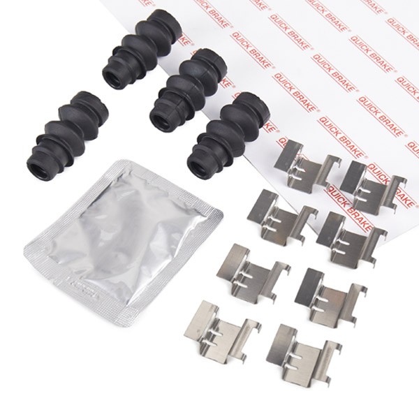 QUICK BRAKE 109-1877 Accessory Kit, disc brake pads TRANSIT CUSTOM E-Transit Custom 136 PS Electric