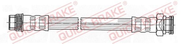 QUICK BRAKE Brake hose Article number: 27.076 cheaply