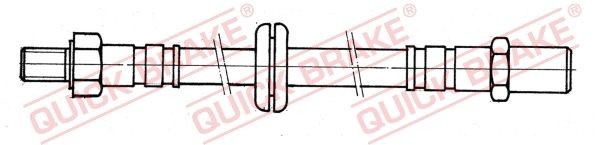 QUICK BRAKE Brake hose Article number: 33.101 cheaply