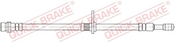 QUICK BRAKE Brake hose Article number: 58.853 cheaply