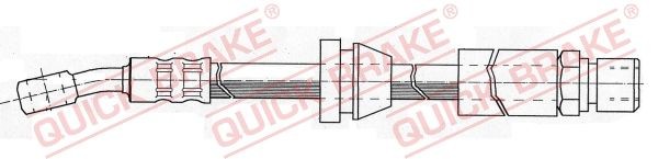 QUICK BRAKE Brake hose Article number: 58.918 cheaply