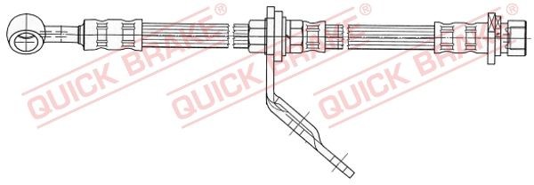 QUICK BRAKE Brake hose Article number: 59.923 cheaply
