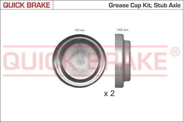 QUICK BRAKE Kappe, hjulleje Varenummer: 9824K billige