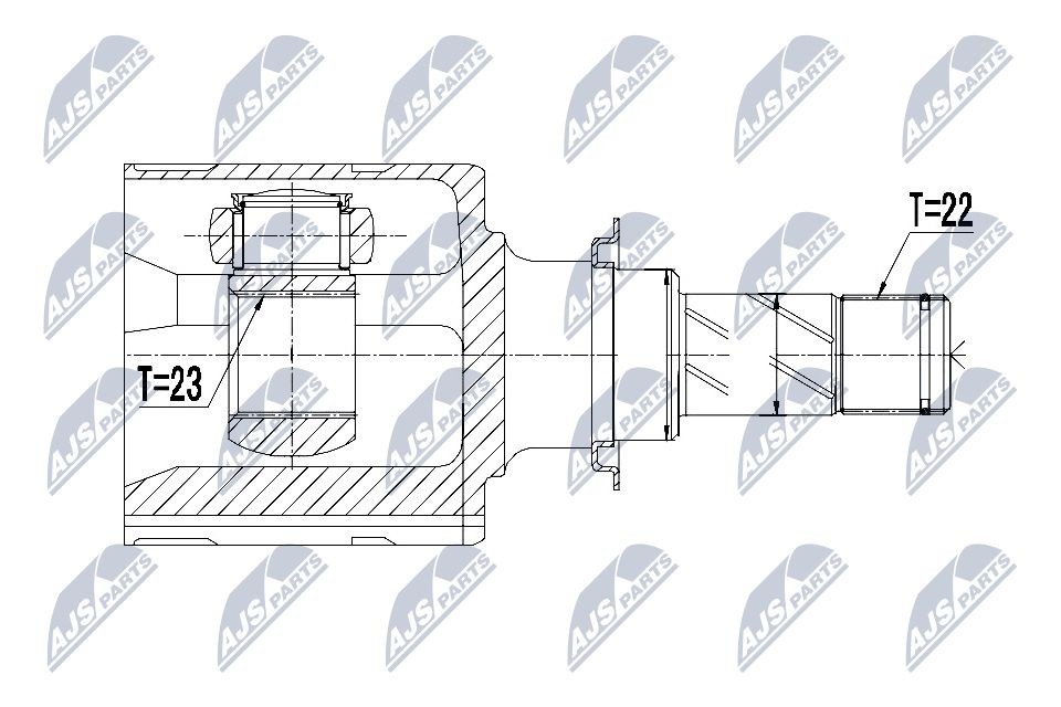 NTY Joint kit, drive shaft Article number: NPW-PL-045 cheaply