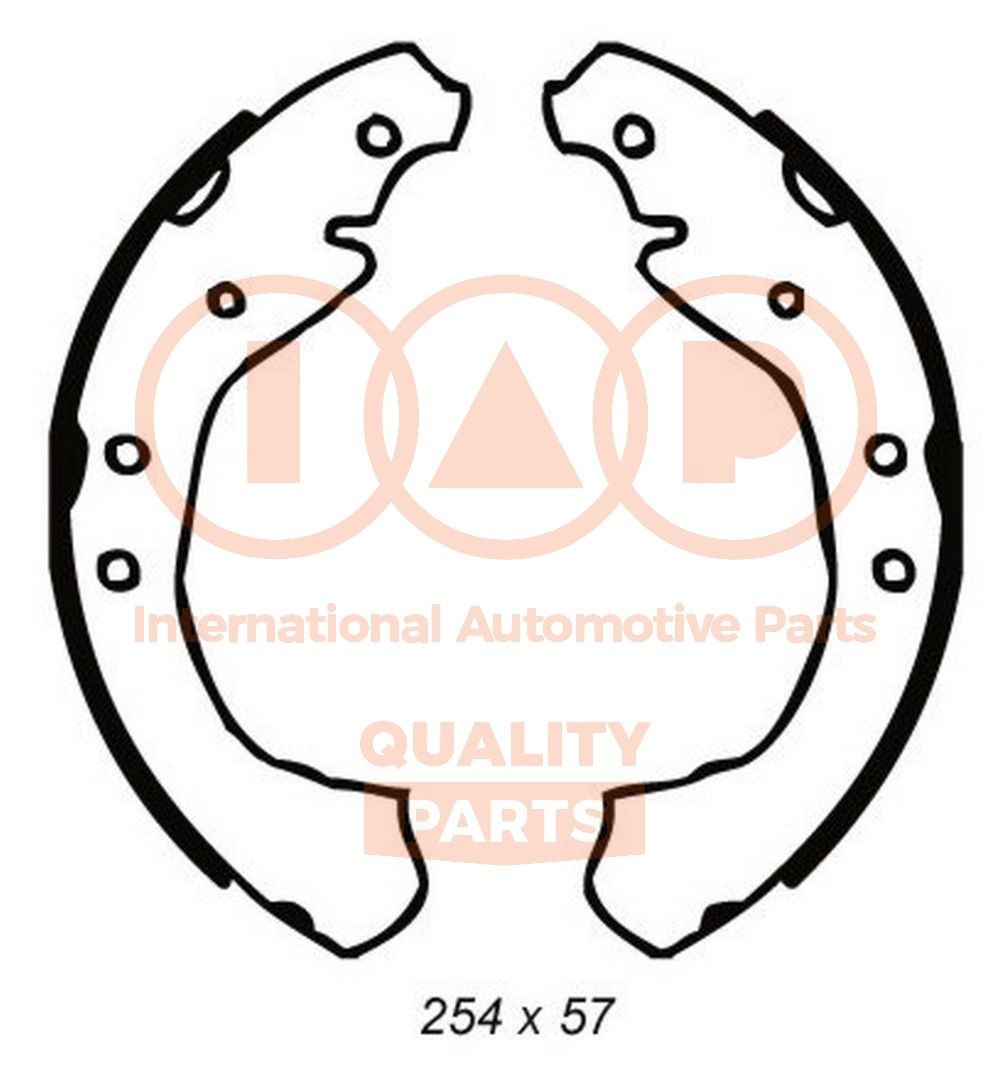IAP QUALITY PARTS Brake Shoe Set Article number: 705-01041 cheaply