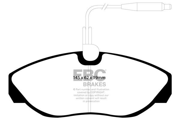 EBC Brakes Brake pad set Article number: DP1024 cheaply