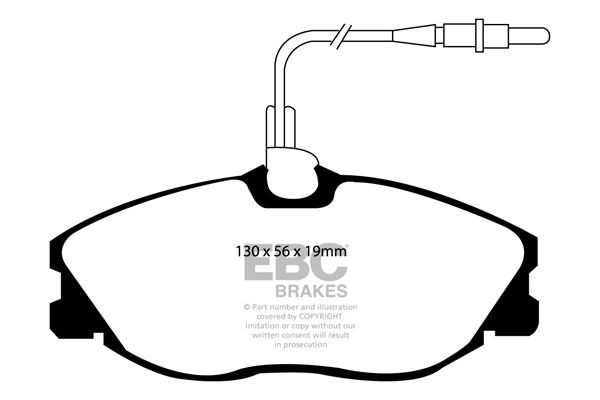 EBC Brakes Brake pad set Article number: DP1047 cheaply