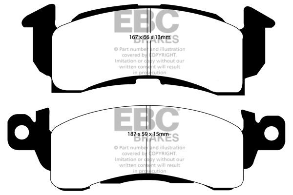 EBC Brakes Brake pad set Article number: DP1145 cheaply