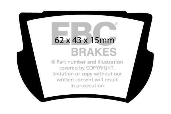 EBC Brakes Piduriklotsid Artikli number: DP2145 soodsalt