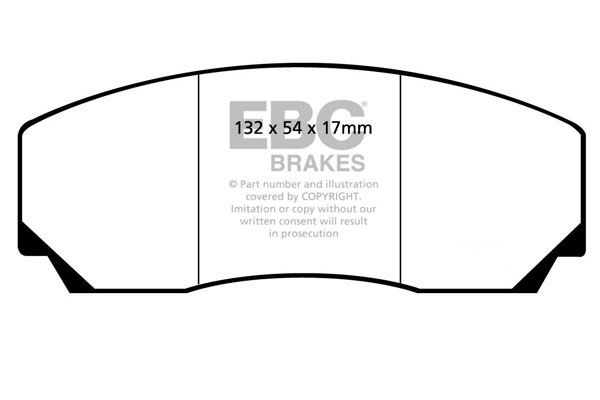EBC Brakes Brake pad set Article number: DP4002R cheaply