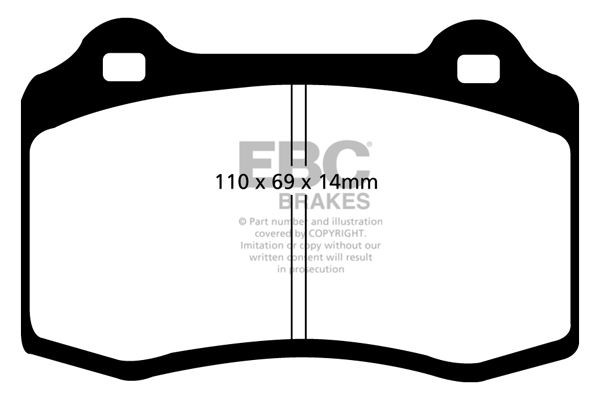 EBC Brakes Klocki hamulcowe Numer artykułu: DP51140NDX niedrogo