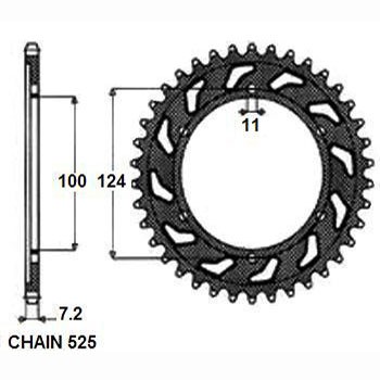SUNSTAR Tandhjul Varenummer: 1-4436-42 billige