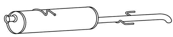 VEGAZ Rear silencer Article number: RS-490 cheaply