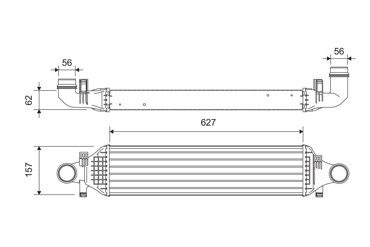 VALEO Intercooler Article number: 818624 cheaply
