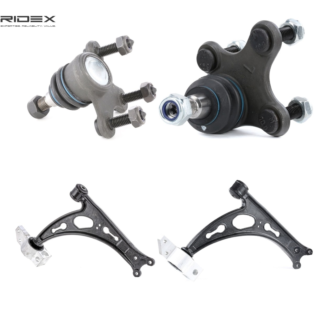RIDEX 772S0087 Control arm repair kit TOURAN 2.0 FSI 115 PS Petrol 2010