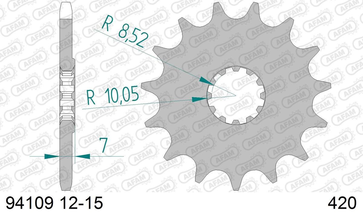 AFAM Framdrev Artikelnummer: 94109-15 billigt