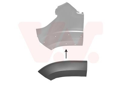 VAN WEZEL Fender flare Article number: 1652523 cheaply