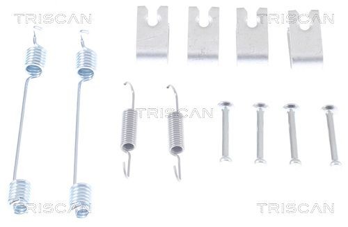 TRISCAN 8105 102621 Lisakomplekt, Piduriklotsid MODUS 1.2 GPL (JP0R) 75 HP Bensiin / autogaas (LPG)