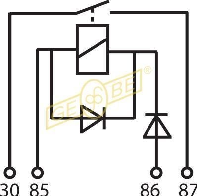 GEBE 9 9562 1 Ballast, gas discharge lamp ASTRA 1.7 DTI 16V (F08, F48) 75 PS Diesel 2009