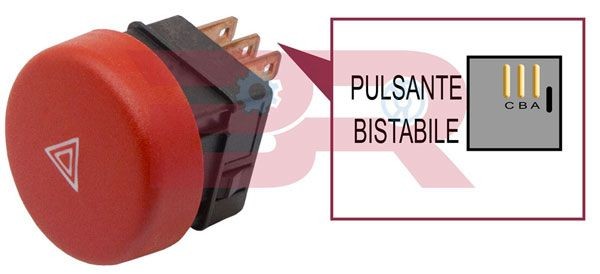 BOTTO RICAMBI BREL9302 Hazard Light Switch Daily 2.8 35 S 11,35 C 11 106 PS Diesel 2009