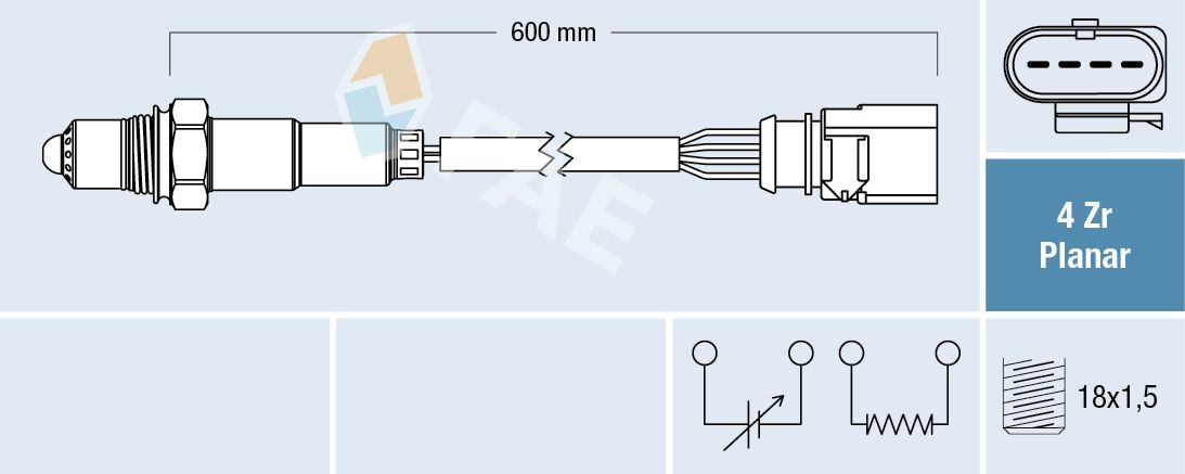 FAE Sonda Lambda număr articol: 77704 ieftin