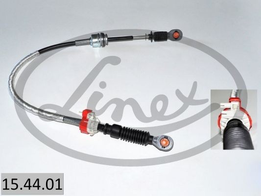 LINEX 15.44.01 Cable, manual transmission TRANSIT 2.4 DI 120 PS Diesel 2006