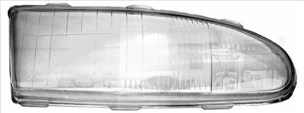 TYC Headlight lens Article number: 20-3456-LA-1 cheaply