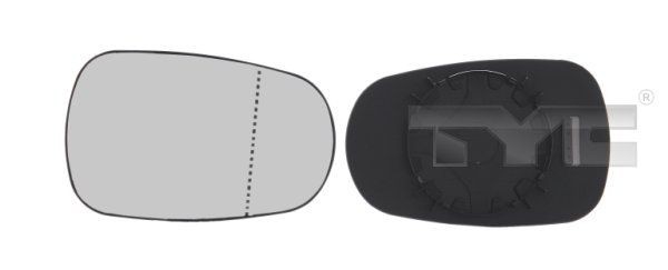 TYC Mirror Glass, outside mirror Article number: 324-0008-1 cheaply