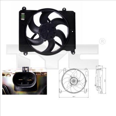 TYC Køleventilator Varenummer: 809-0014 billige