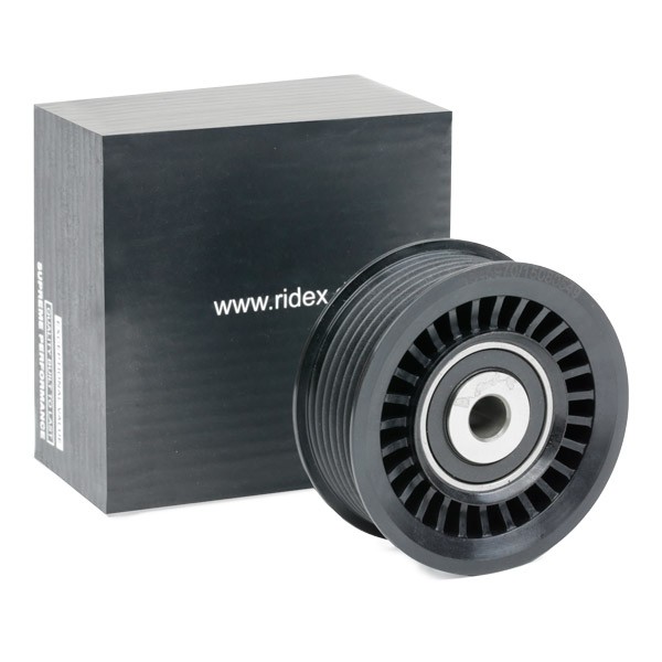 RIDEX Deflection / Guide Pulley, v-ribbed belt Article number: 312D0092 cheaply