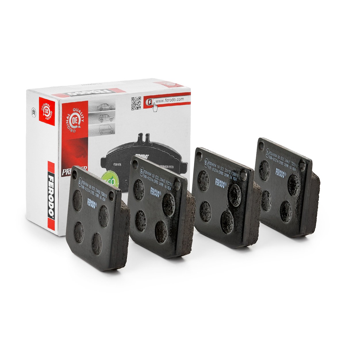 FERODO Brake pad set Article number: FDB818 cheaply