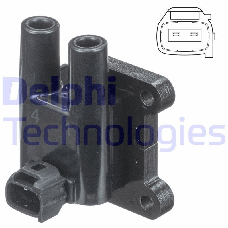 DELPHI Ignition coil Article number: GN10840-12B1 cheaply