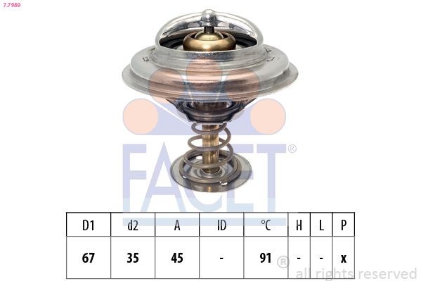 FACET Thermostat Article number: 7.7989 cheaply