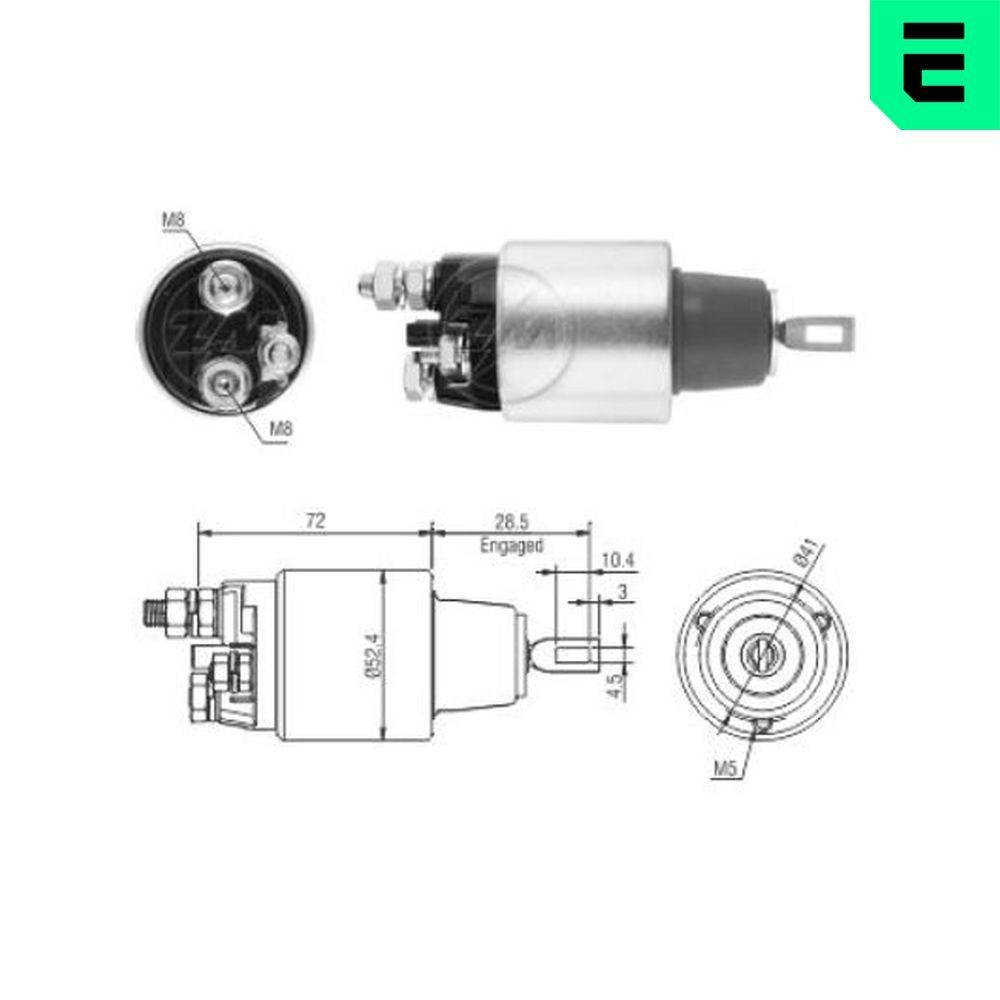 ERA Starter solenoid Article number: ZM3382 cheaply