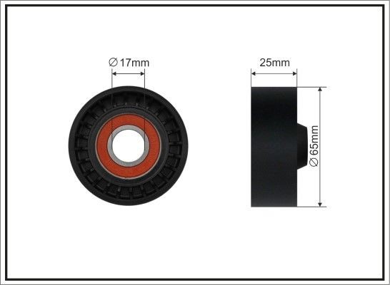 CAFFARO Tensioner pulley Article number: 500564 cheaply