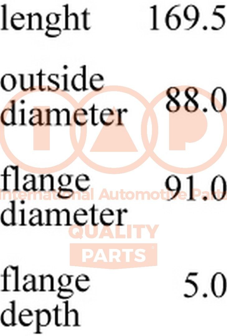 IAP QUALITY PARTS Cylinder Sleeve Kit Article number: 103-13172SP cheaply