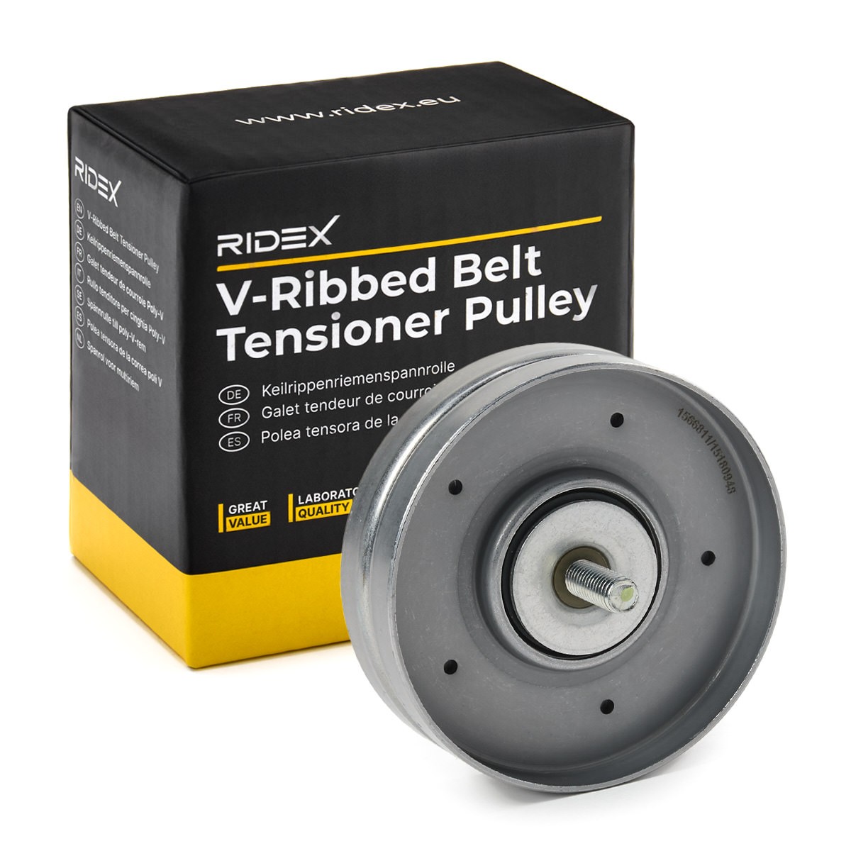 RIDEX Medløberhjul, multi-V-rem Varenummer: 312D0109 billige