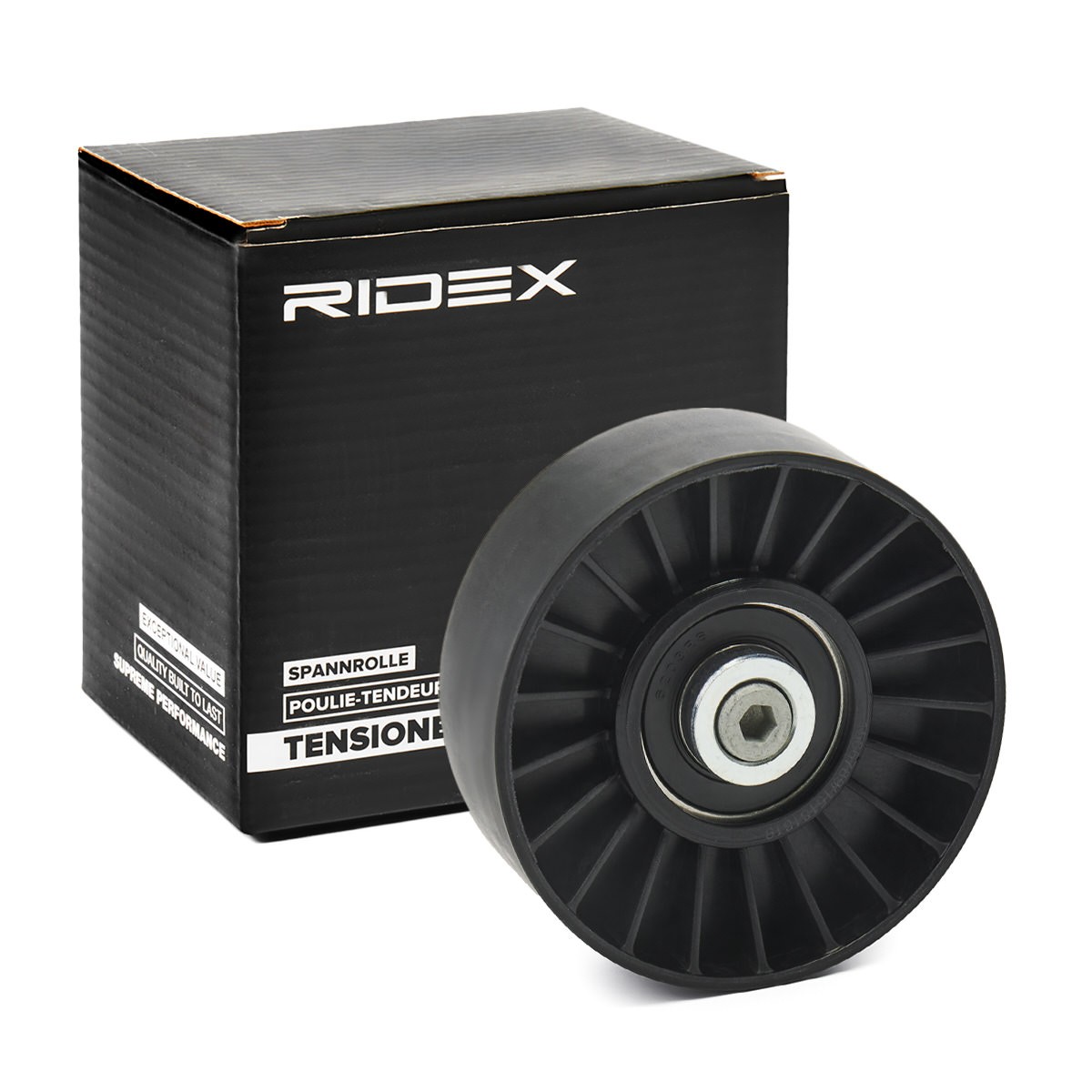 RIDEX Deflection / Guide Pulley, v-ribbed belt Article number: 312D0113 cheaply