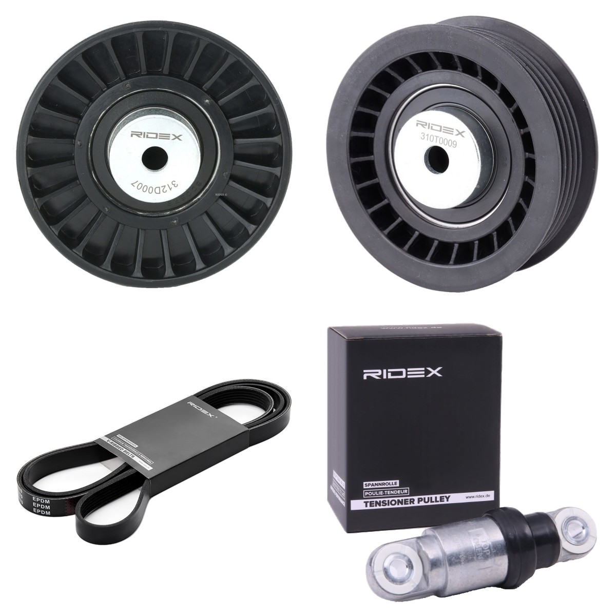 RIDEX V-Ribbed Belt Set Article number: 542R0436 cheaply