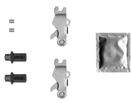 TEXTAR Brake shoe fitting kit Article number: 97043800 cheaply