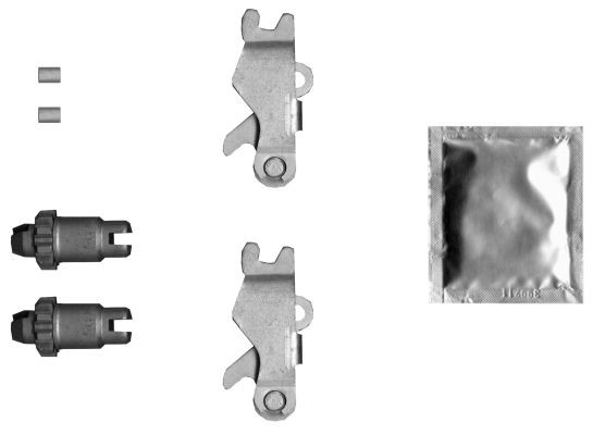 TEXTAR Brake shoe fitting kit Article number: 97043900 cheaply