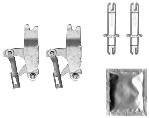 TEXTAR Brake shoe fitting kit Article number: 97044600 cheaply
