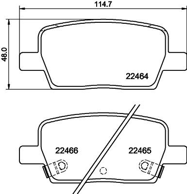 MINTEX Brake pad set Article number: MDB4027 cheaply