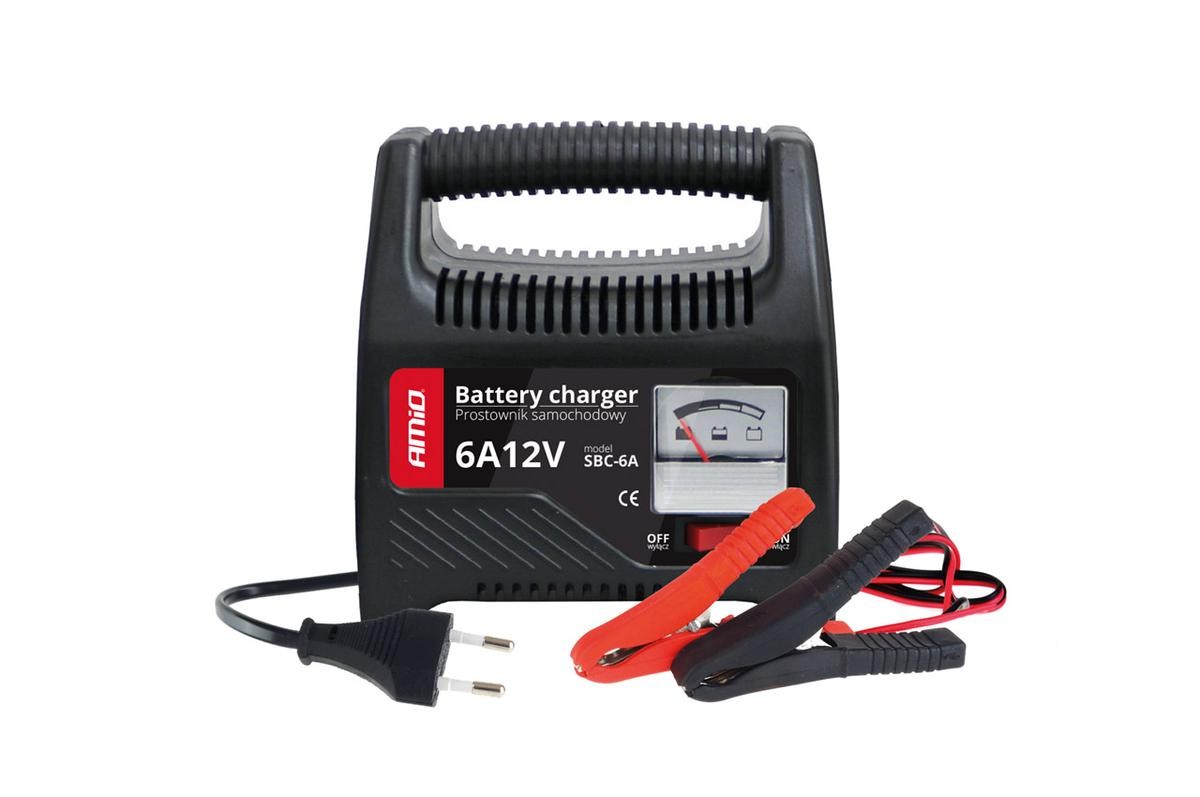 AMiO Batteriladdare SBC-6A Artikelnummer: 02085 billigt