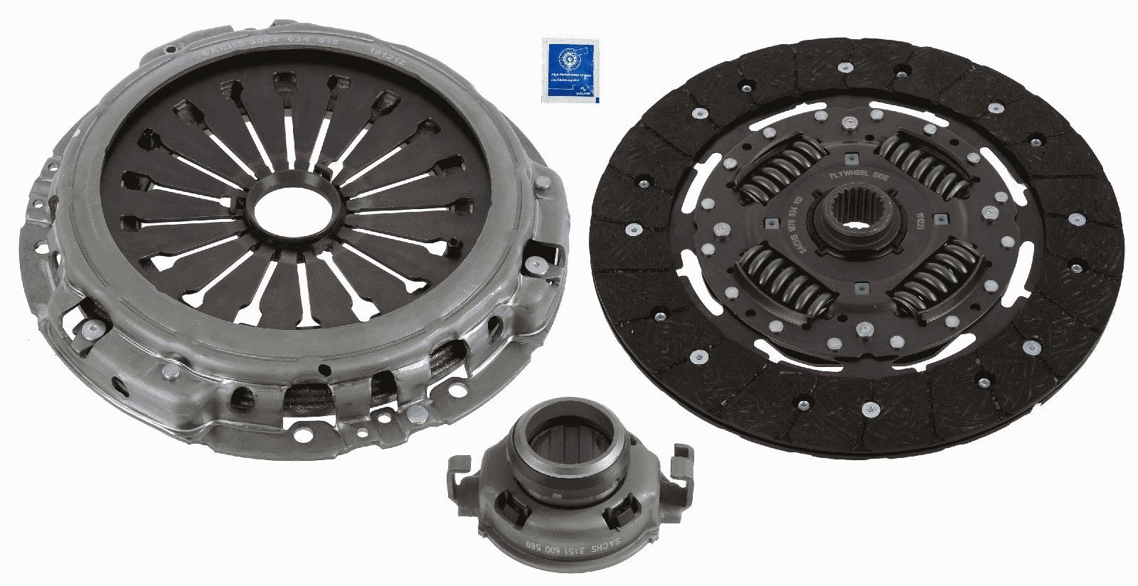 SACHS Clutch kit Article number: 3000 951 615 cheaply