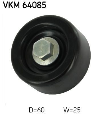 SKF Deflection / Guide Pulley, v-ribbed belt Article number: VKM 64085 cheaply