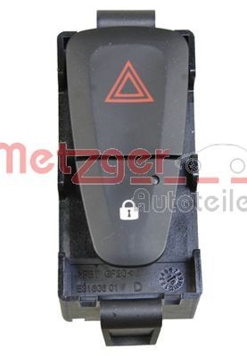 METZGER 0916593 Ohutulede lüliti FLUENCE 2.0 143 HP Bensiin
