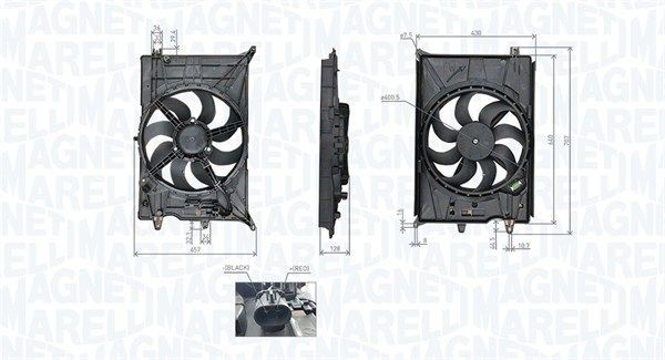 MAGNETI MARELLI Radiaatori ventilaator Artikli number: 069422777010 soodsalt