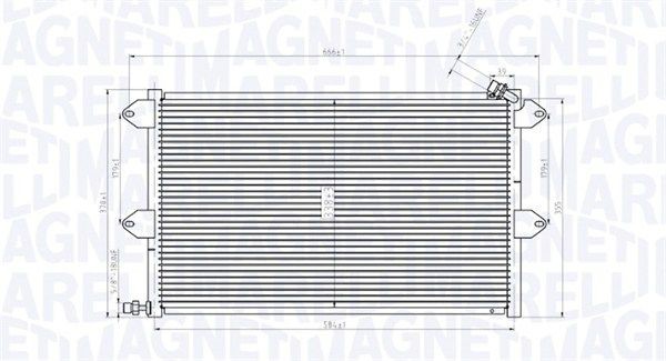 MAGNETI MARELLI Kondensaator, kliimaseade Artikli number: 350203831000 soodsalt