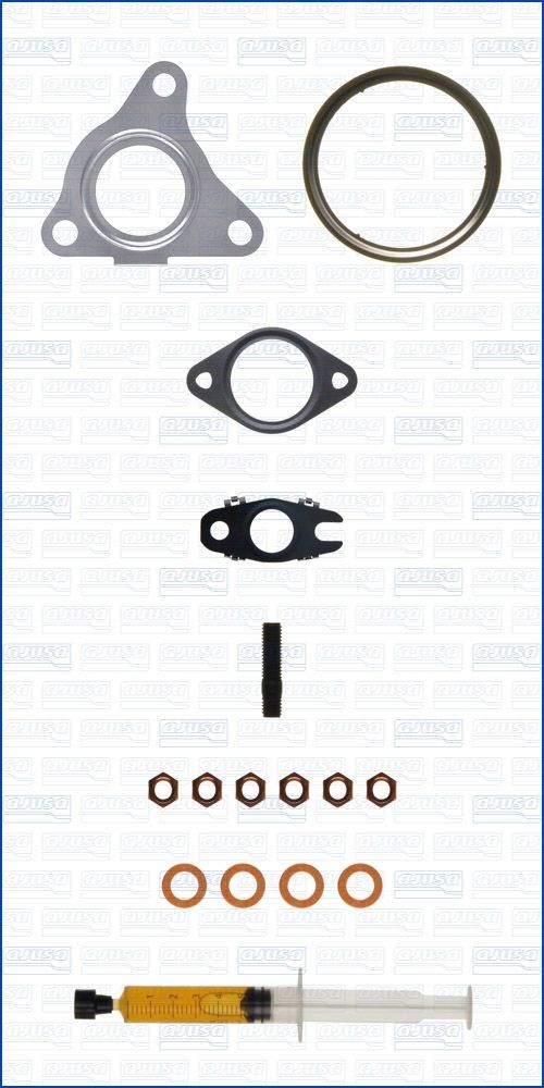 AJUSA JTC12374 Mounting Kit, charger PUNTO 1.3 JTD Multijet (199.AYR1A, 199.BYR1A) 90 PS Diesel